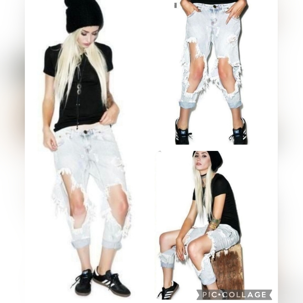 One Teaspoon distressed jeans
